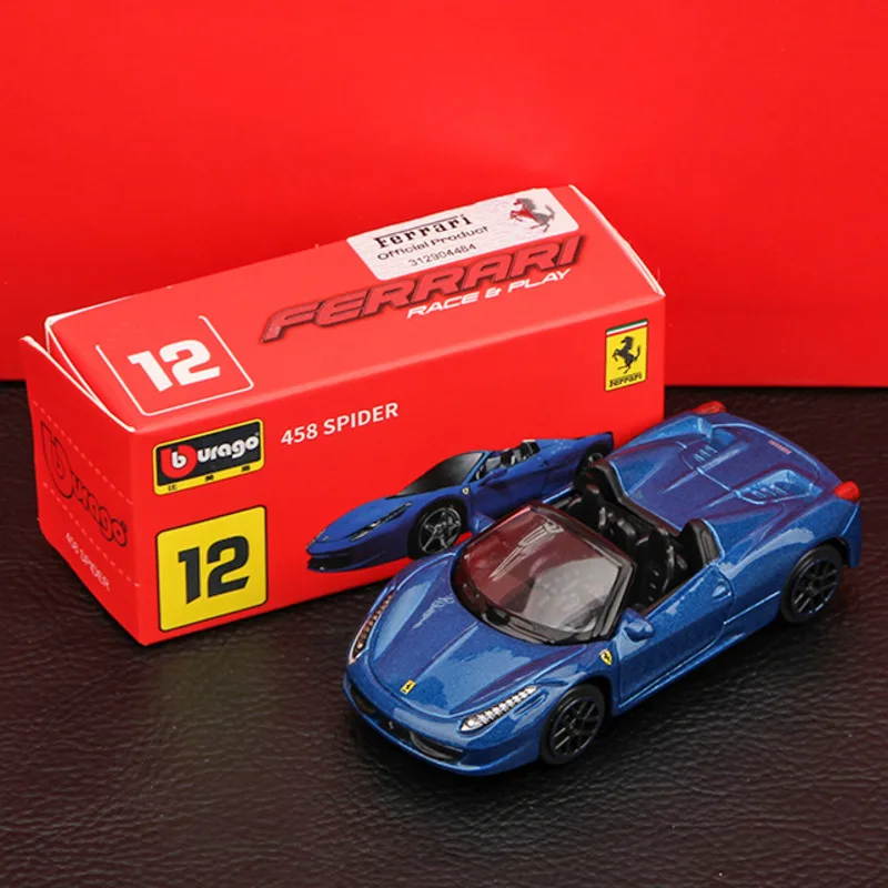 1:64 Bugatti NO.12 Ferrari 458 Spider Alloy Car Model Diecasts & Toy Vehicles Toy Pocket Car Decoration Kid Toys Gifts Boy
1:64 Bugatti NO.12 Ferrari 458 Spider Alloy Car Model Diecasts & Toy Vehicles Toy Pocket Car Decoration Kid Toys Gifts Boy