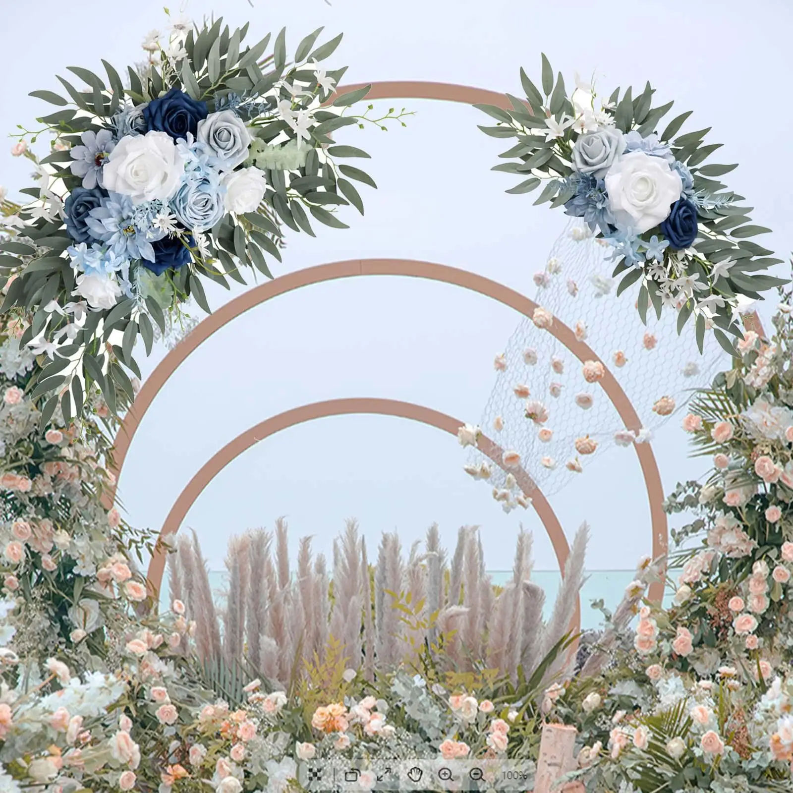 2x Artificial Flower Swag Wedding Arch Flowers Reception Backdrop Floral for Background Wedding Banquet Fences Table Arrangement
2x Artificial Flower Swag Wedding Arch Flowers Reception Backdrop Floral for Background Wedding Banquet Fences Table Arrangement