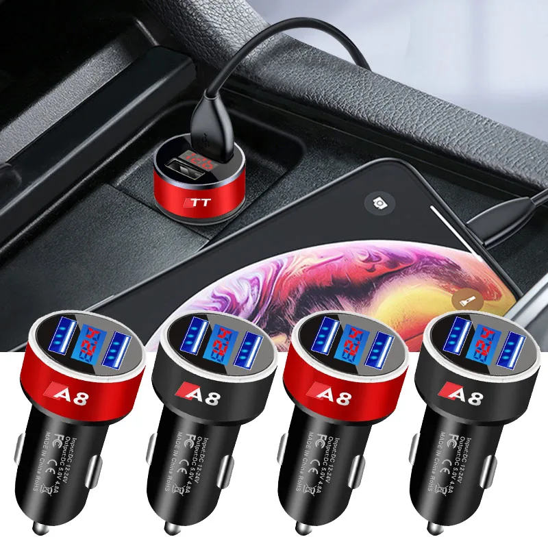 Car USB Charger Cigarette Lighter For iPhone 11 POCO For Audi Sline TT A1 A3 A4 A5 A6 A7 A8 Q3 Q5 Q7 S S3 S4 S5 S8 Sports Avant
Car USB Charger Cigarette Lighter For iPhone 11 POCO For Audi Sline TT A1 A3 A4 A5 A6 A7 A8 Q3 Q5 Q7 S S3 S4 S5 S8 Sports Avant