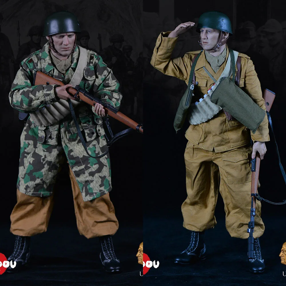 

UJINDOU UD9016 1/6 Collectible WWII GRAN SASSO RAID German Fallschirmjager Hotel Campo Imperatore 1943 Male Solider Action Figur