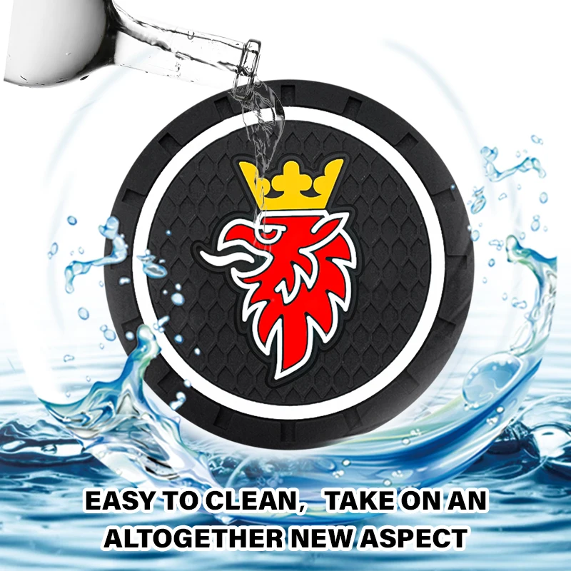 2pcs Car Logo Anti-Slip Car Water Coaster Rubber Mat Bottle Holder Coaster 7.2cm For SAAB SCANIA 9-3 93 9-5 9 3 9000 9 5 Etc
2pcs Car Logo Anti-Slip Car Water Coaster Rubber Mat Bottle Holder Coaster 7.2cm For SAAB SCANIA 9-3 93 9-5 9 3 9000 9 5 Etc