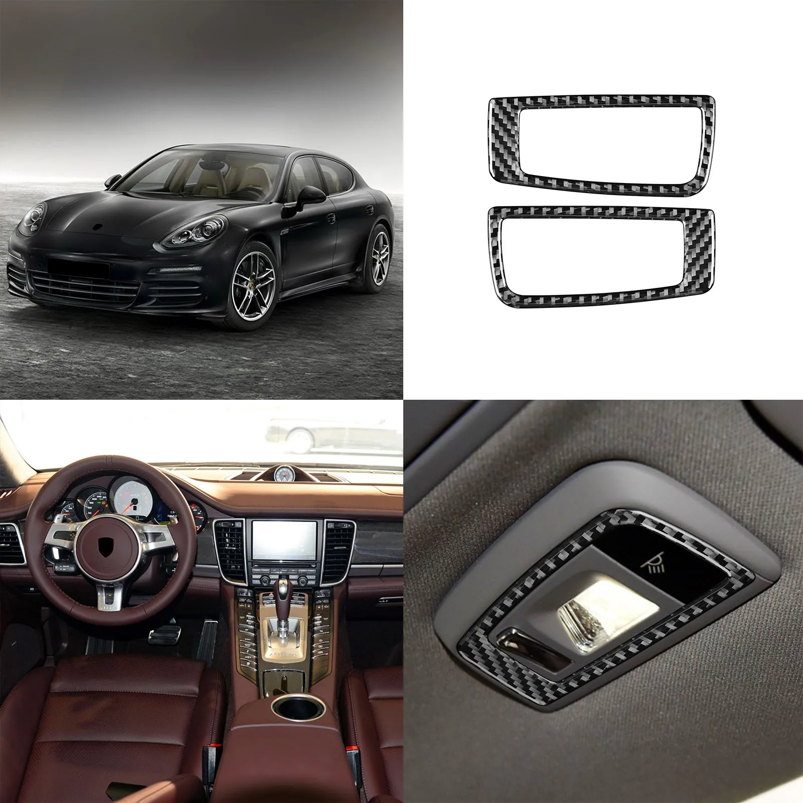 Rear Reading Lights Decoration Cover Trim Decal Sticker for Panamera 2010 2011 2012-2016 Car Interior Accessories Carbon Fiber
Rear Reading Lights Decoration Cover Trim Decal Sticker for Panamera 2010 2011 2012-2016 Car Interior Accessories Carbon Fiber