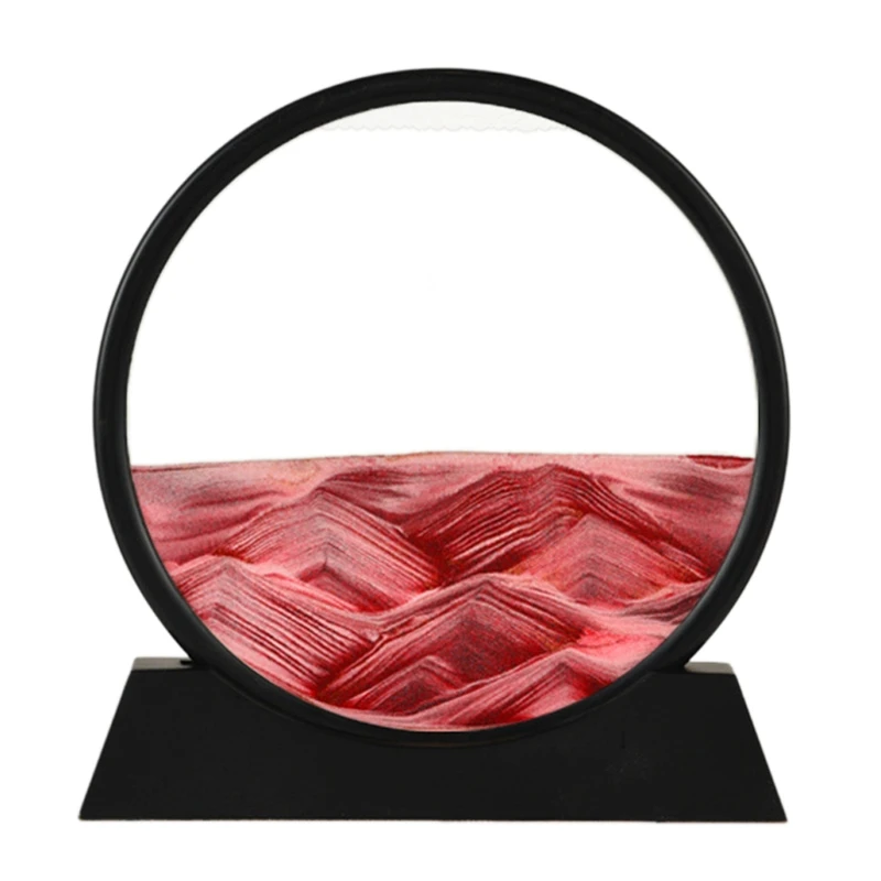 12" Moving Sand Art Picture Round Glass 3D Deep Sea Sandscape in Motion Display Flowing Sand Frame Round Glass Grit
12" Moving Sand Art Picture Round Glass 3D Deep Sea Sandscape in Motion Display Flowing Sand Frame Round Glass Grit