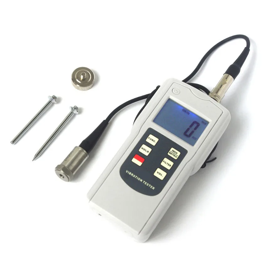 Handheld Vibration Meter Tester Vibrometer with Wide Frequency Range 10Hz to 10kHz in Acceleration Mode
Handheld Vibration Meter Tester Vibrometer with Wide Frequency Range 10Hz to 10kHz in Acceleration Mode