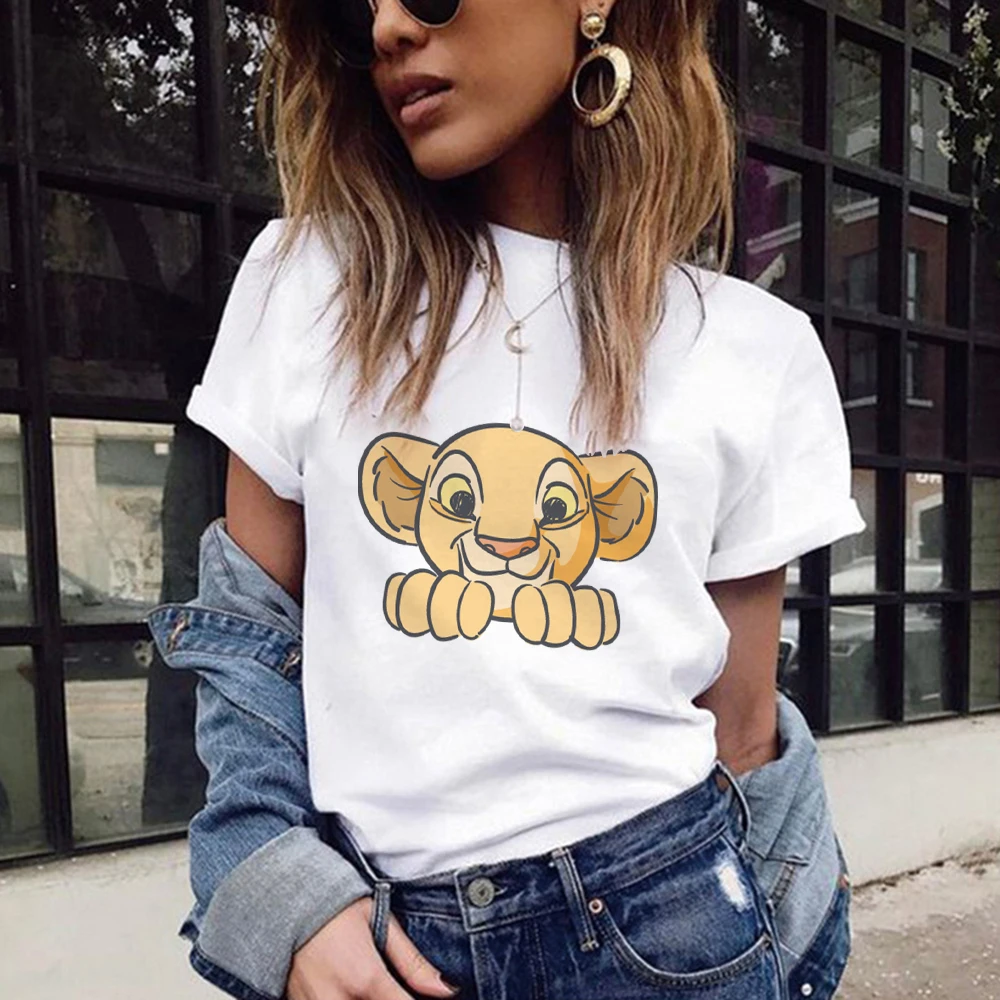 The Lion King Nana Print Women Disney T Shirt White Short Sleeve Cute Pattern Fashion Summer Female Top Clothes Dropship T-Shirt
The Lion King Nana Print Women Disney T Shirt White Short Sleeve Cute Pattern Fashion Summer Female Top Clothes Dropship T-Shirt