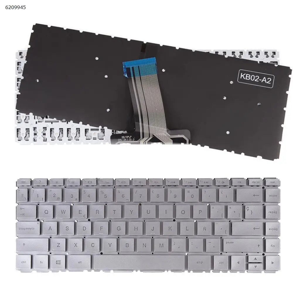 SP Клавиатура для ноутбука HP 240 G6 245 G6 246 G6 14-bw006la 14-bw007la Серебристая подсветка без рамки
SP Клавиатура для ноутбука HP 240 G6 245 G6 246 G6 14-bw006la 14-bw007la Серебристая подсветка без рамки