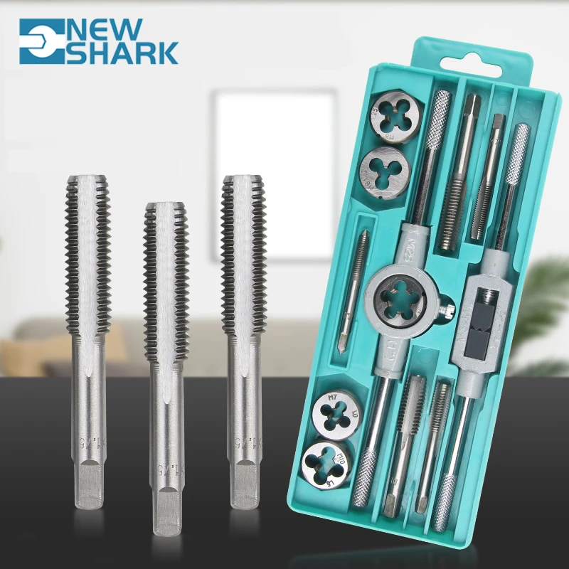 12pcs set Multifunction NC Screw Tap & Die Set External Thread Cutting Tapping Hand Tool Kit Thread Screwdriver
12pcs set Multifunction NC Screw Tap & Die Set External Thread Cutting Tapping Hand Tool Kit Thread Screwdriver