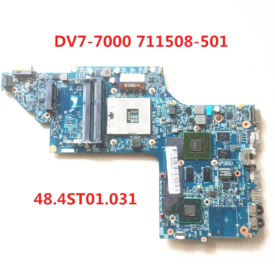 

Mainboard 711508-001 711508-501 711508-601 For Pavilion DV7-7000 DV7T-7000 Laptop Motherboard 48.4ST10.031 HM77 100% Full Tested