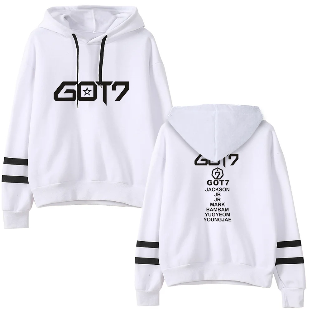 Новые женские толстовки с капюшоном K-POP GOT7, горячая Распродажа, толстовка GOT7 Kpop, одежда для фанатов, полная женская одежда с длинным рукавом
Новые женские толстовки с капюшоном K-POP GOT7, горячая Распродажа, толстовка GOT7 Kpop, одежда для фанатов, полная женская одежда с длинным рукавом