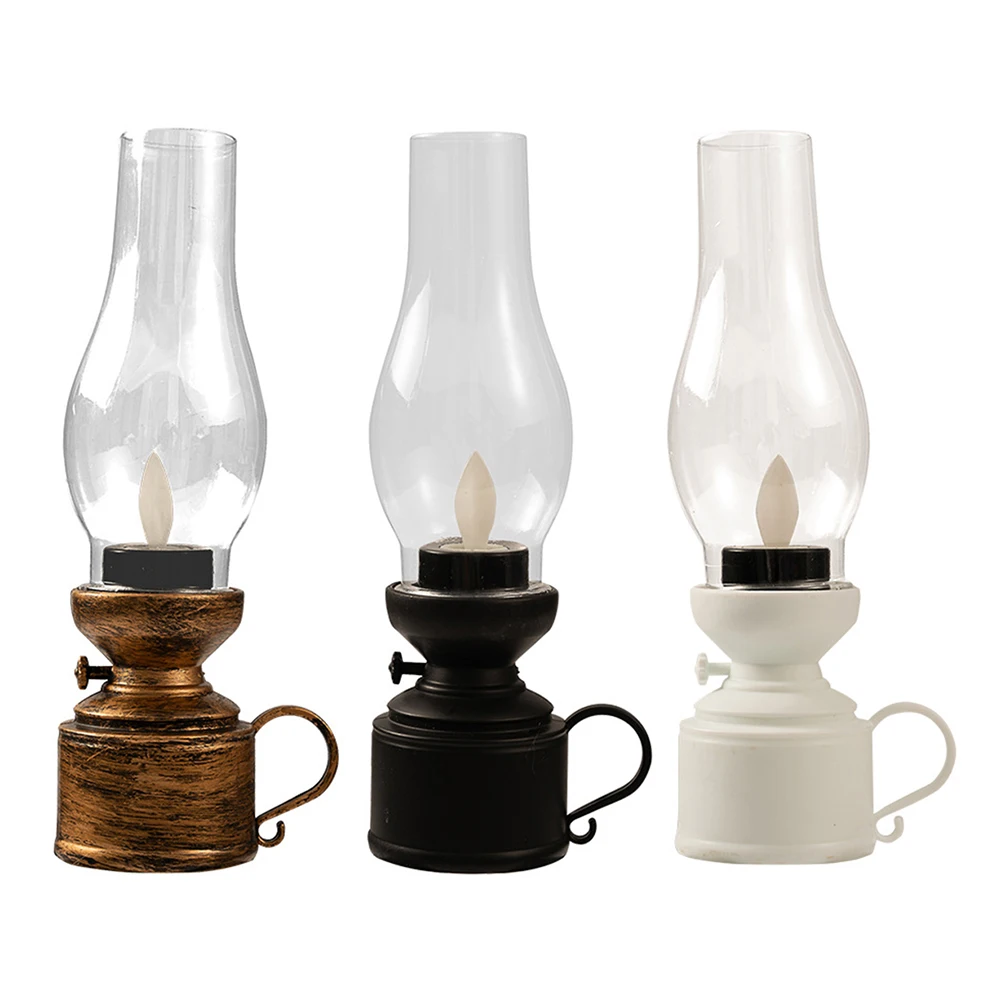 Retro LED Flameless Flickering Candle Lights Vintage Battery Powered Electronic Candle Tea Lights Ornament Table Decoration
Retro LED Flameless Flickering Candle Lights Vintage Battery Powered Electronic Candle Tea Lights Ornament Table Decoration