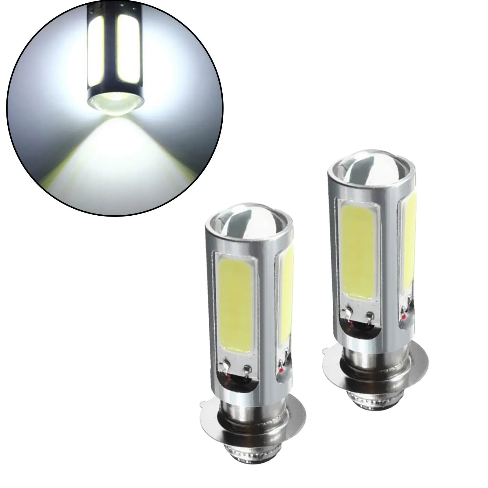 Мотоциклетные лампы 2pcs 12V H6 P15D-25-1 COB 6000K
Мотоциклетные лампы 2pcs 12V H6 P15D-25-1 COB 6000K