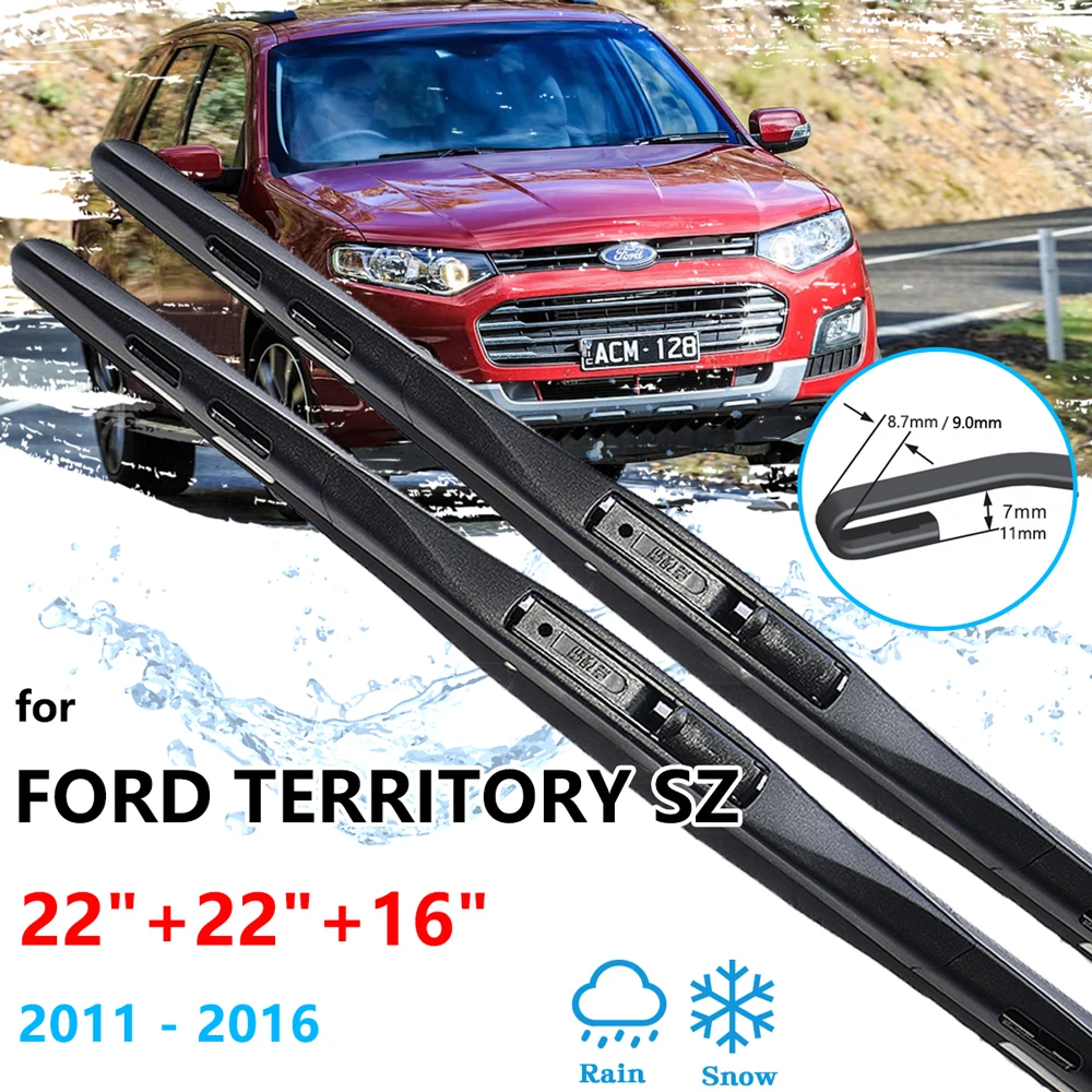 For Ford Territory SZ 2011~2016 Front Rear Window Winter Wiper Blades Brushes Cutter Rubber Strip Refill Auto Replacement Parts
For Ford Territory SZ 2011~2016 Front Rear Window Winter Wiper Blades Brushes Cutter Rubber Strip Refill Auto Replacement Parts