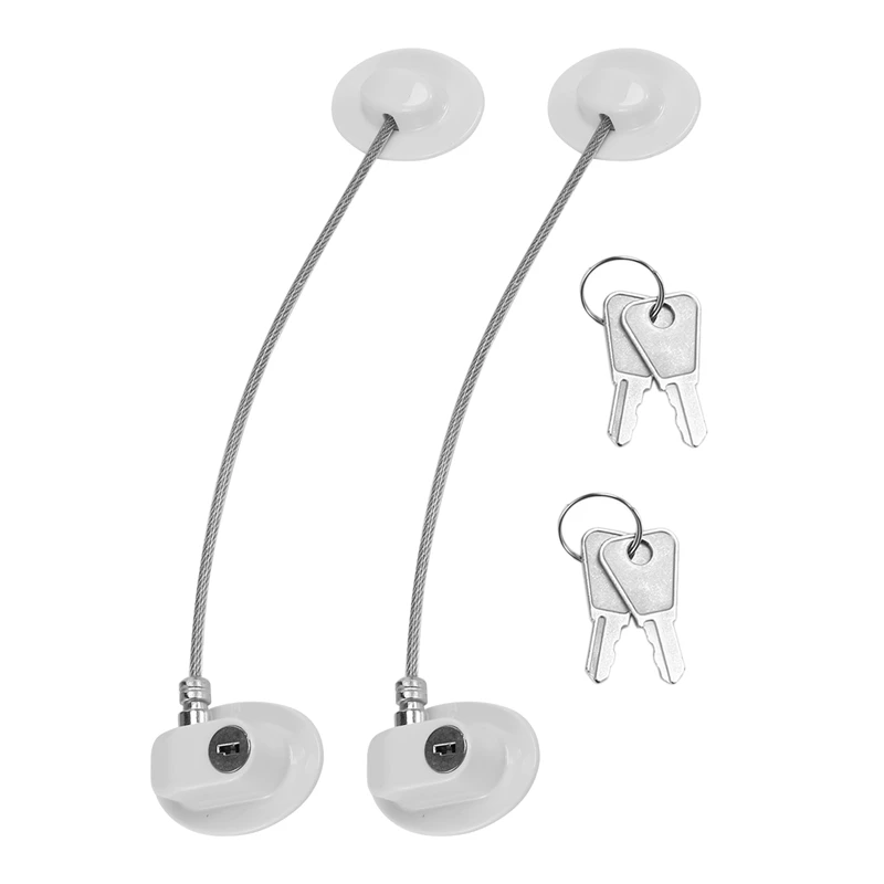 2 Pcs Fridge Lock, Refrigerator Lock for Children, Mini Fridge Locks for Kids, Freezer Lock, Used in Refrigerator Door
2 Pcs Fridge Lock, Refrigerator Lock for Children, Mini Fridge Locks for Kids, Freezer Lock, Used in Refrigerator Door