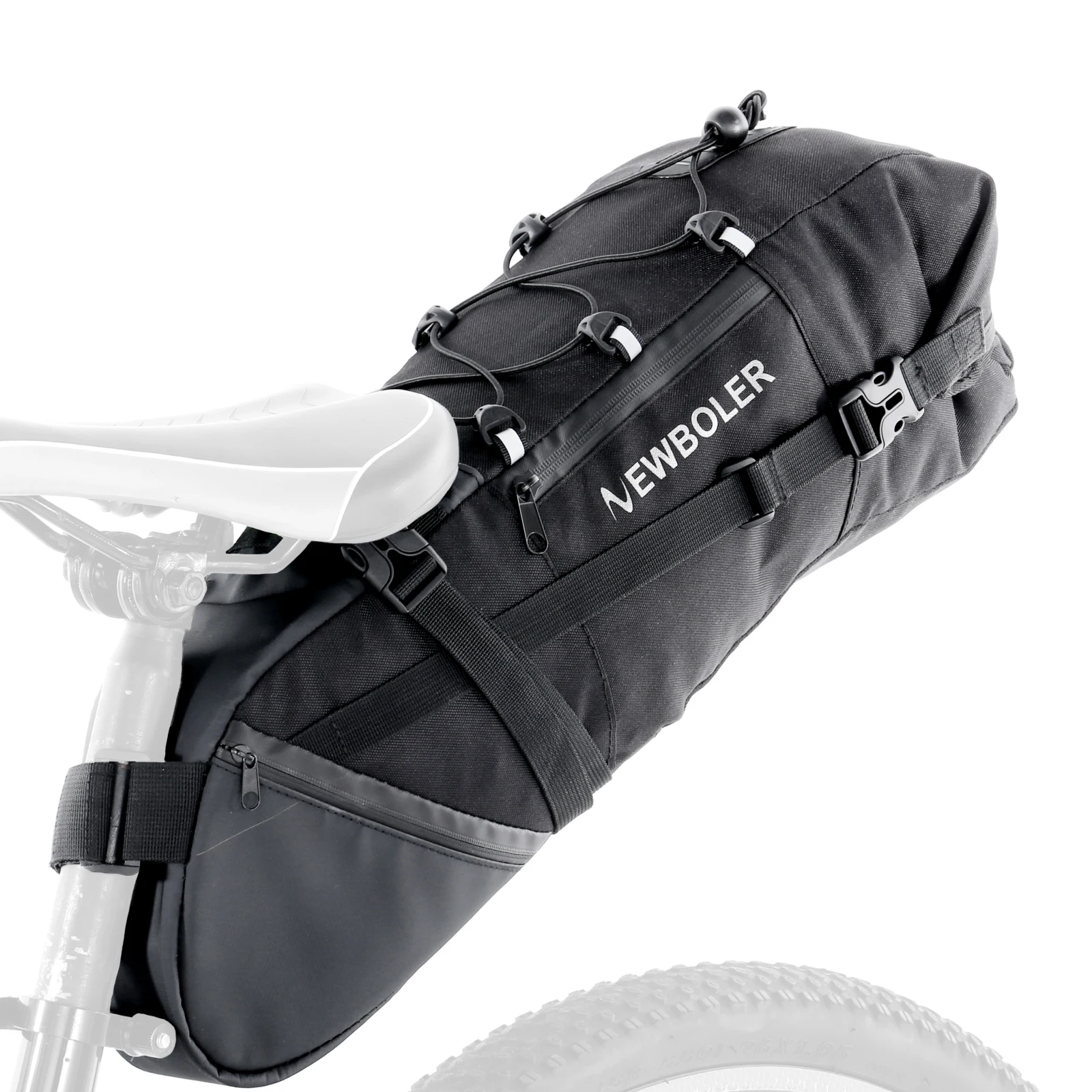 

Сумка на седло для велосипеда, вместительная велосипедная сумка 3-10 л, для горных и дорожных велосипедов, сумка для хранения, под сиденье