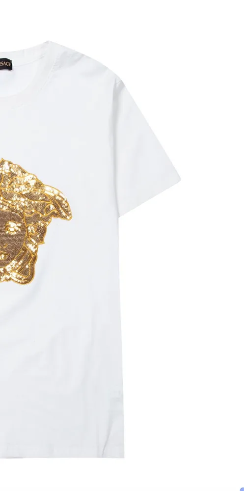 Футболка женская повседневная с аппликацией, модный топ из хлопка с надписью, роскошная брендовая одежда для мужчин и женщин, весна-лето 2022
Футболка женская повседневная с аппликацией, модный топ из хлопка с надписью, роскошная брендовая одежда для мужчин и женщин, весна-лето 2022