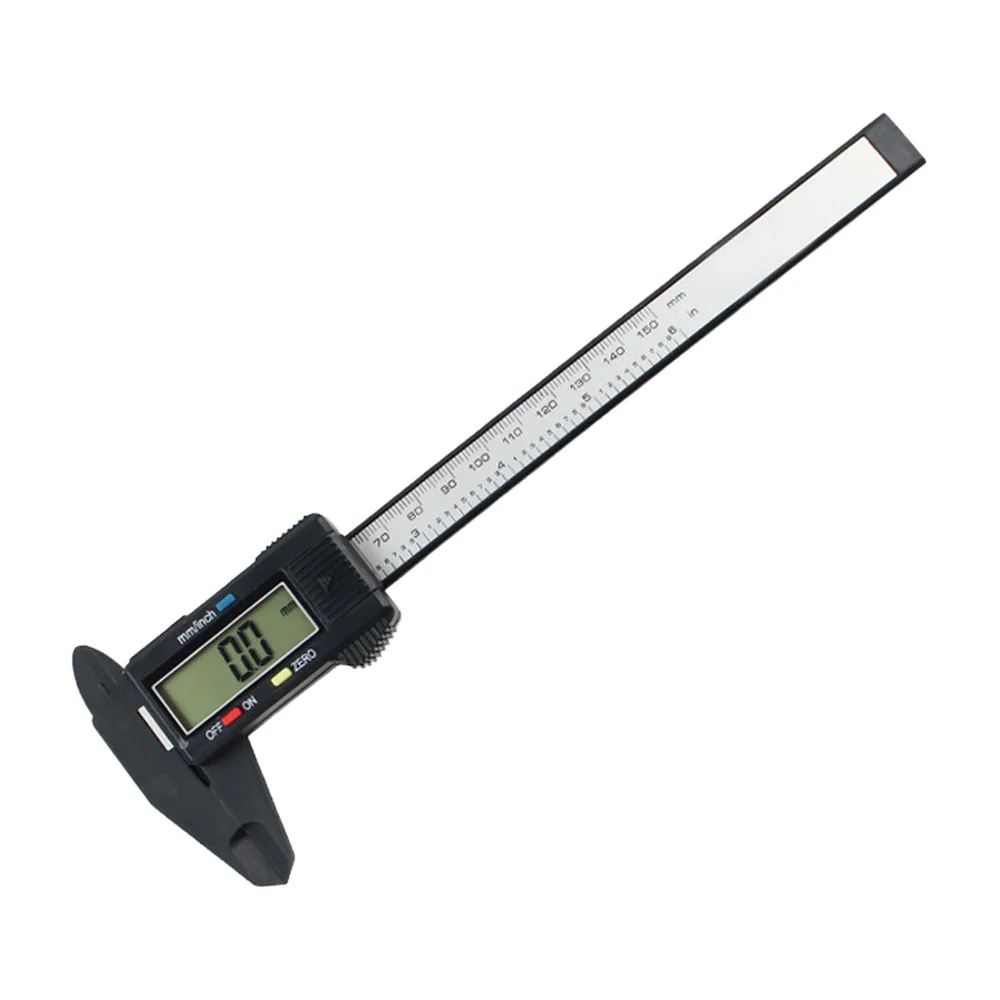

Electronic Digital Vernier Caliper Measuring Tool 150 mm Metric for Inside Outside Depth Length Height and Thickness Measurement