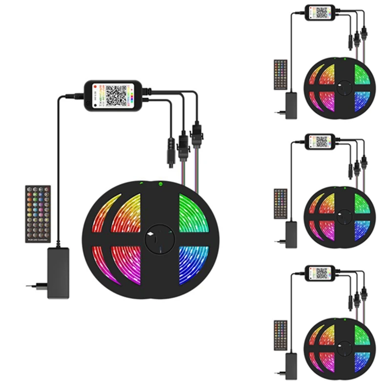 RGB световая панель SMD 5050, светодиодный светильник, канат, Bluetooth-управление, ler Sync To Music Band, дистанционное управление для вечеринки 2X5M
RGB световая панель SMD 5050, светодиодный светильник, канат, Bluetooth-управление, ler Sync To Music Band, дистанционное управление для вечеринки 2X5M
