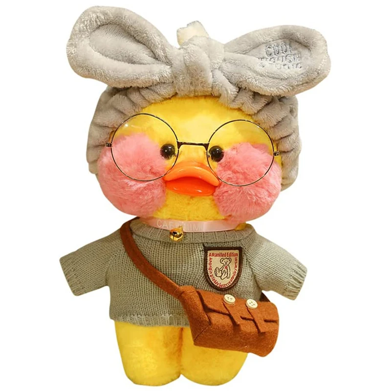 30cm Plush Toy Kawaii Duck Doll Ducks Cartoon Animal Plushie with Hat and Crossbody Bag Cuddly Duck Toy Kids Toys Birthday Gifts
30cm Plush Toy Kawaii Duck Doll Ducks Cartoon Animal Plushie with Hat and Crossbody Bag Cuddly Duck Toy Kids Toys Birthday Gifts