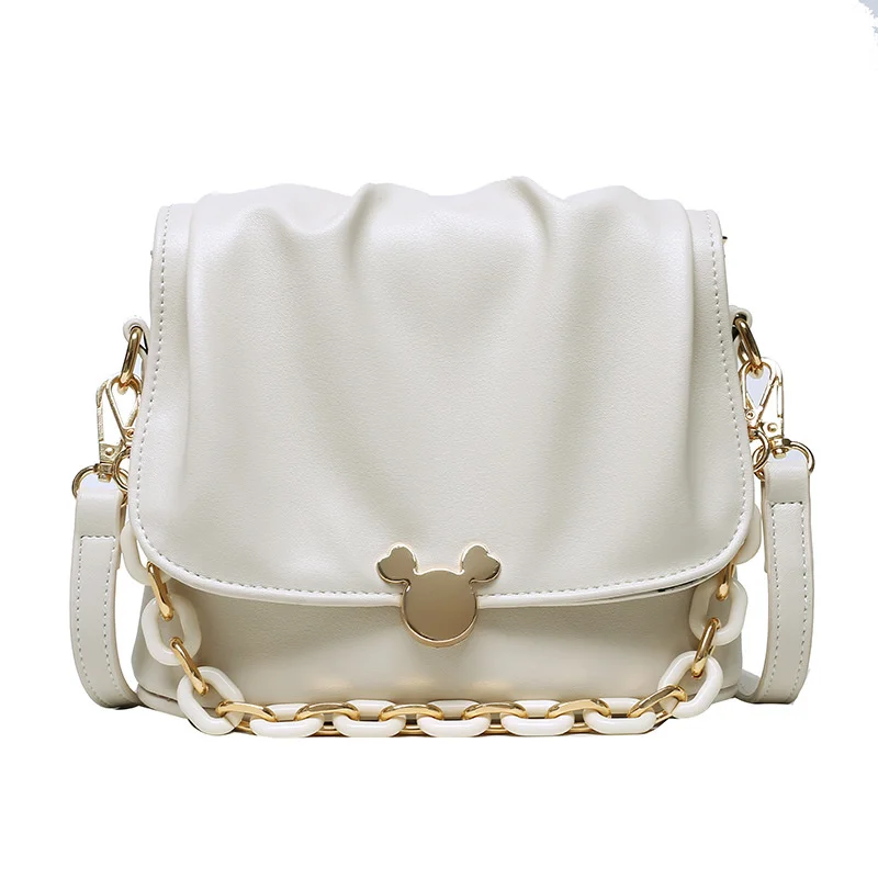 Disney Mickey High Sense of Fold Ladies Cloud Bag Fashion All-match One-shoulder Messenger Portable Mobile Phone Bag 
Disney Mickey High Sense of Fold Ladies Cloud Bag Fashion All-match One-shoulder Messenger Portable Mobile Phone Bag