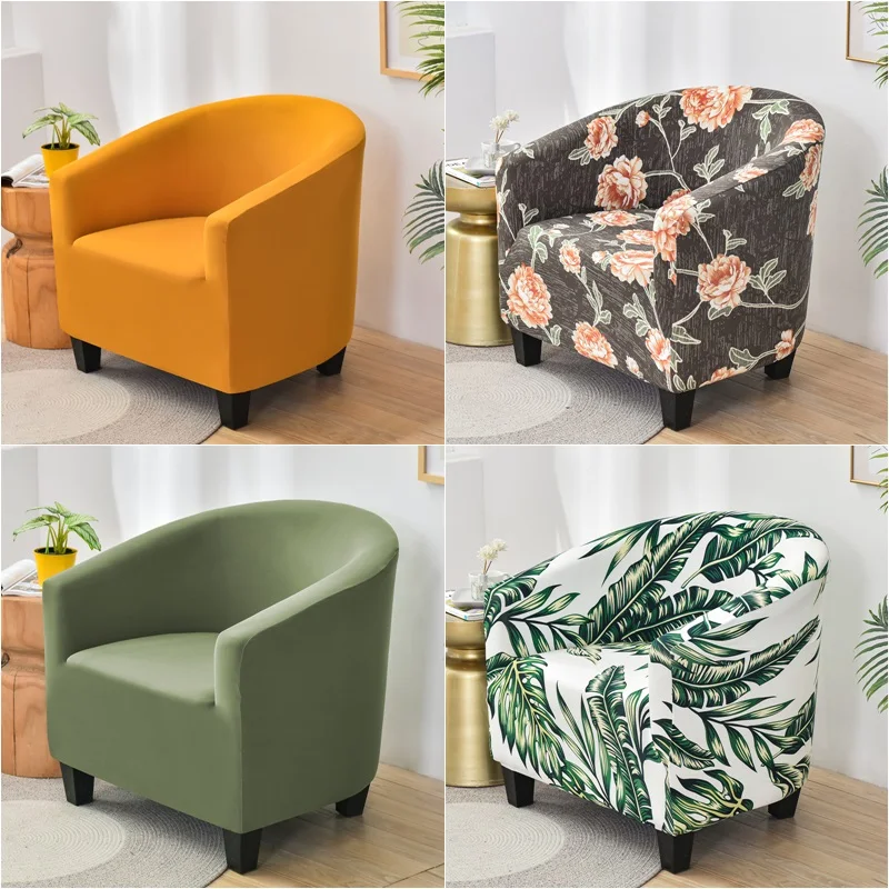 Elastic Floral Prints Tub Club Chair Covers Spandex Single Sofa Slipcover Removable Armchairs Cover Bar Seat Covers Living Room
Elastic Floral Prints Tub Club Chair Covers Spandex Single Sofa Slipcover Removable Armchairs Cover Bar Seat Covers Living Room