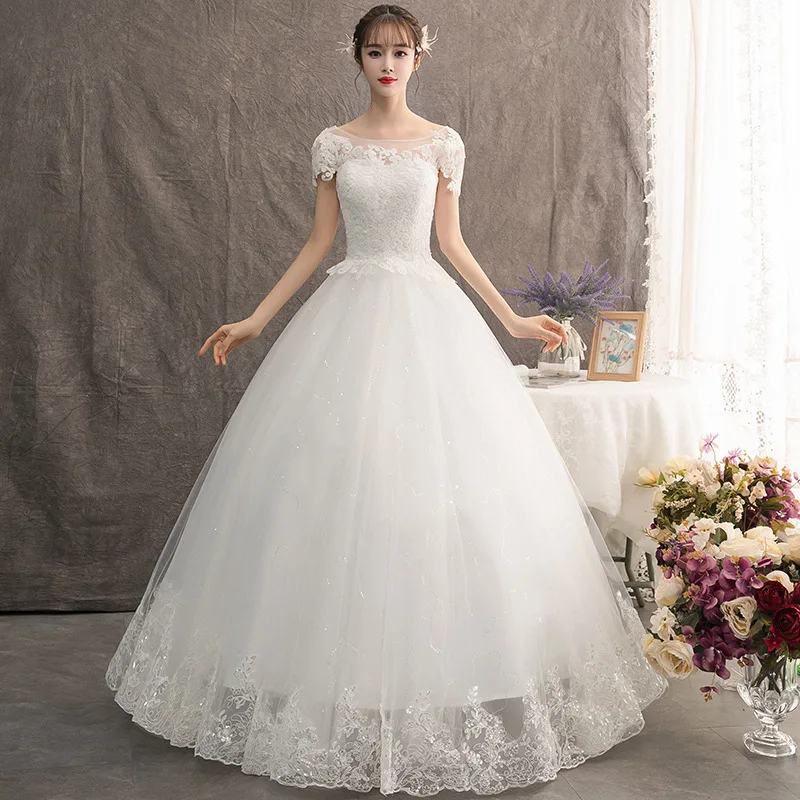 French Light Wedding Dress Dress 2021 New Bridal off-Shoulder Simple Floor-Length Mori Style Fairy Temperamental Women's Small
French Light Wedding Dress Dress 2021 New Bridal off-Shoulder Simple Floor-Length Mori Style Fairy Temperamental Women's Small