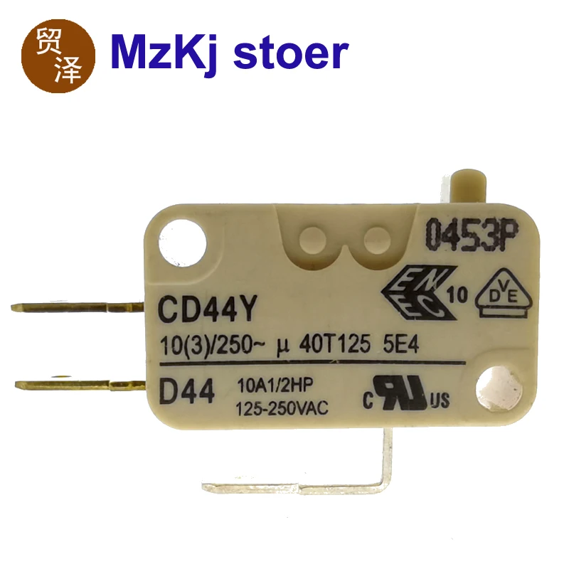 2PCS New Original Germany CHERRY Import Micro Switch D44 10A1/2HP 40T125 5E4 125-250VAC
2PCS New Original Germany CHERRY Import Micro Switch D44 10A1/2HP 40T125 5E4 125-250VAC