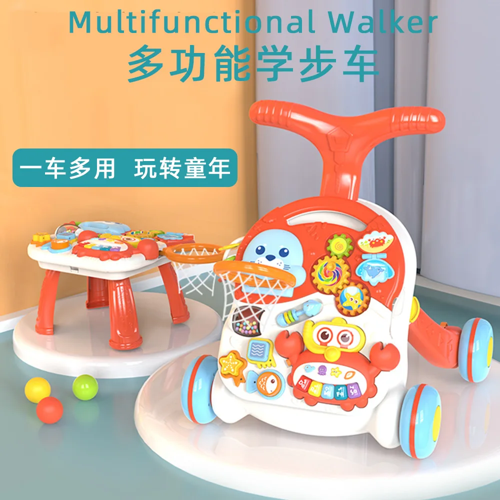 

Baby Stroller Toy Anti-rollover Multi-function Anti-O-leg 0-36 Months Learn To Walk Baby Walker