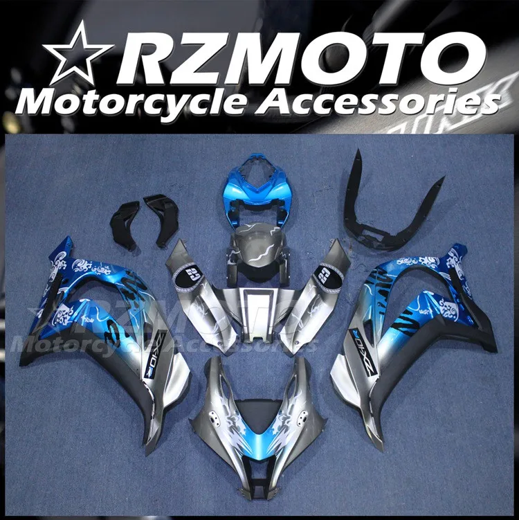 New ABS Fairings Kit Fit For Kawasaki Ninja ZX-10R ZX10R 2016 2017 2018 2019 16 17 18 19 Fairing Bodywork Set Blue Silver
New ABS Fairings Kit Fit For Kawasaki Ninja ZX-10R ZX10R 2016 2017 2018 2019 16 17 18 19 Fairing Bodywork Set Blue Silver