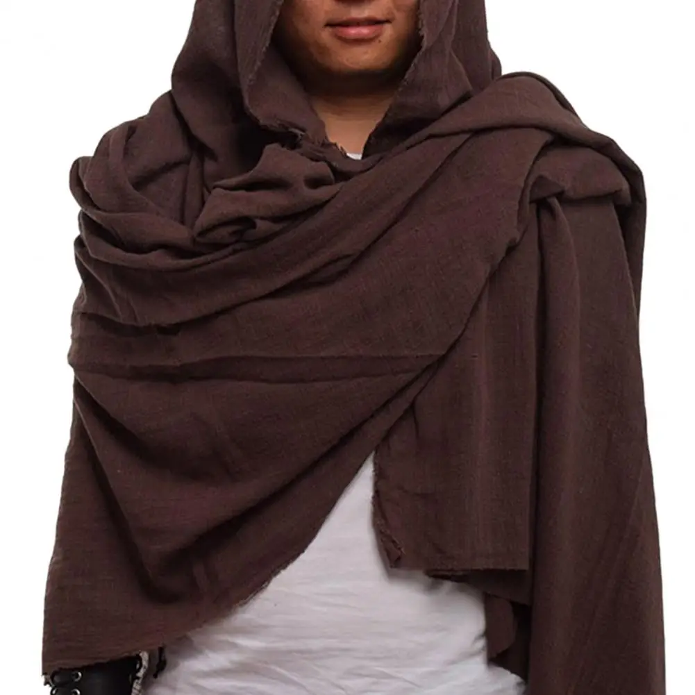 Stylish Male Shawl Skin-touch Men Shawl Breathable Men Hood Cloak Pirate Cosplay Keep Warm
Stylish Male Shawl Skin-touch Men Shawl Breathable Men Hood Cloak Pirate Cosplay Keep Warm