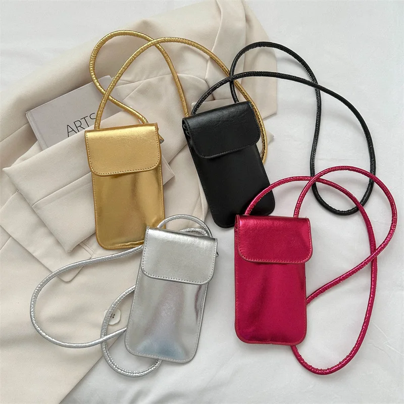 Women Mini Fashion Patent Leather Cell Phone Crossbody Purse Lady Glossy Metallic Pu Sling Shoulder Bag For Mobile Phone
Women Mini Fashion Patent Leather Cell Phone Crossbody Purse Lady Glossy Metallic Pu Sling Shoulder Bag For Mobile Phone
