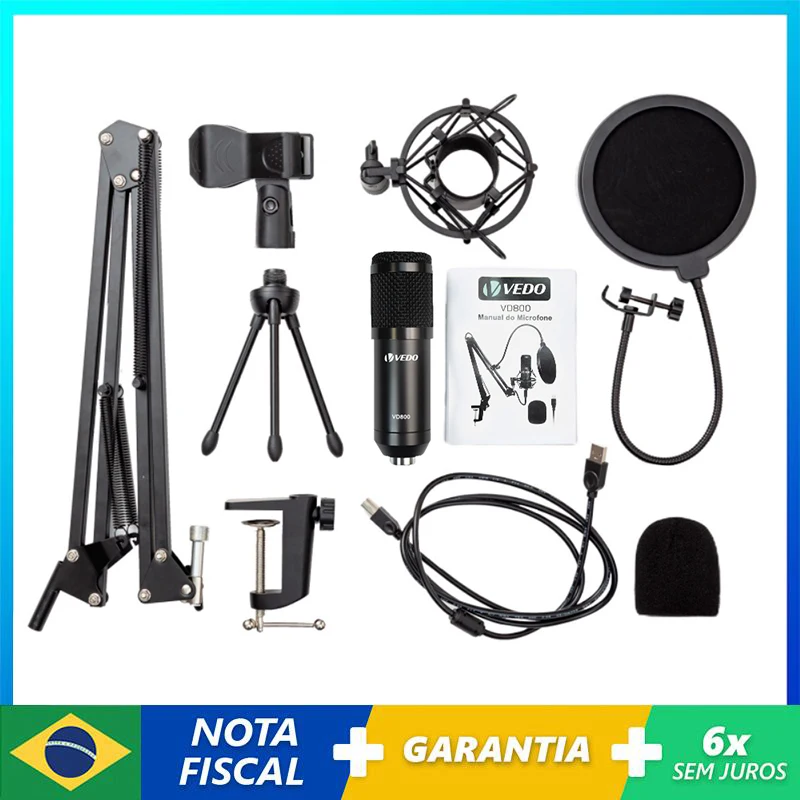 VEDO VD800 High Quality USB Condenser Record Microphones For Computer Laptop Karaoke Gaming Streaming Recording Studio YouTube
VEDO VD800 High Quality USB Condenser Record Microphones For Computer Laptop Karaoke Gaming Streaming Recording Studio YouTube
