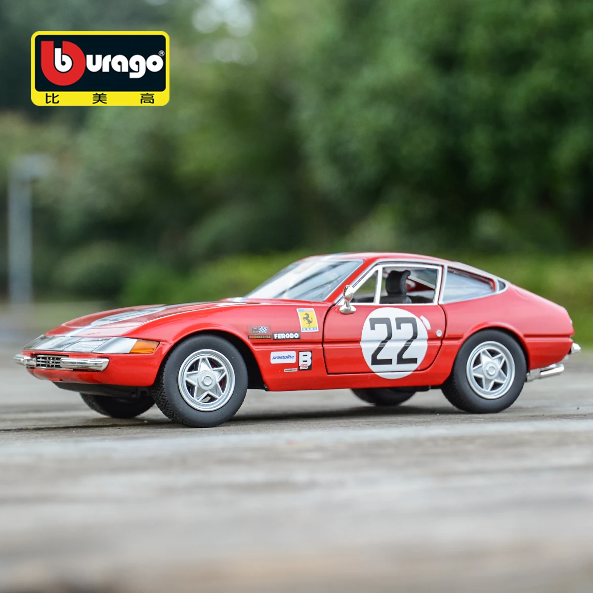 Bburago 1:24 Ferrari 365 GTB4 Competizione 1a serie Sports Car Static Die Cast Vehicles Collectible Model Car Toys
Bburago 1:24 Ferrari 365 GTB4 Competizione 1a serie Sports Car Static Die Cast Vehicles Collectible Model Car Toys