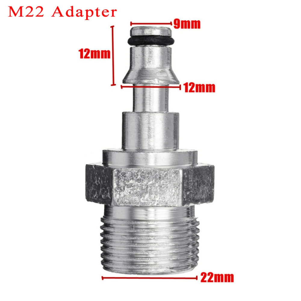 14*12*9mm Hose Fitting Adapter Garden Pressure Quick Release To M14/M22 Tool Washer Wear-Resistant Yard Durable
14*12*9mm Hose Fitting Adapter Garden Pressure Quick Release To M14/M22 Tool Washer Wear-Resistant Yard Durable