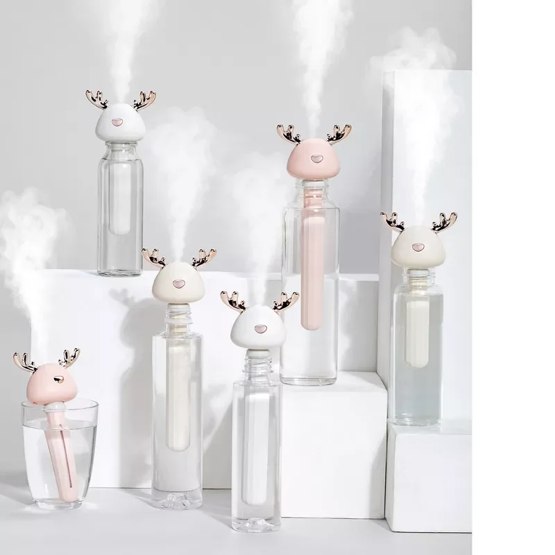 Portable Air Humidifier Cartoon Bottle Mist Maker Aroma Diffuser for Home Office Refresher Detachable Humidification
Portable Air Humidifier Cartoon Bottle Mist Maker Aroma Diffuser for Home Office Refresher Detachable Humidification