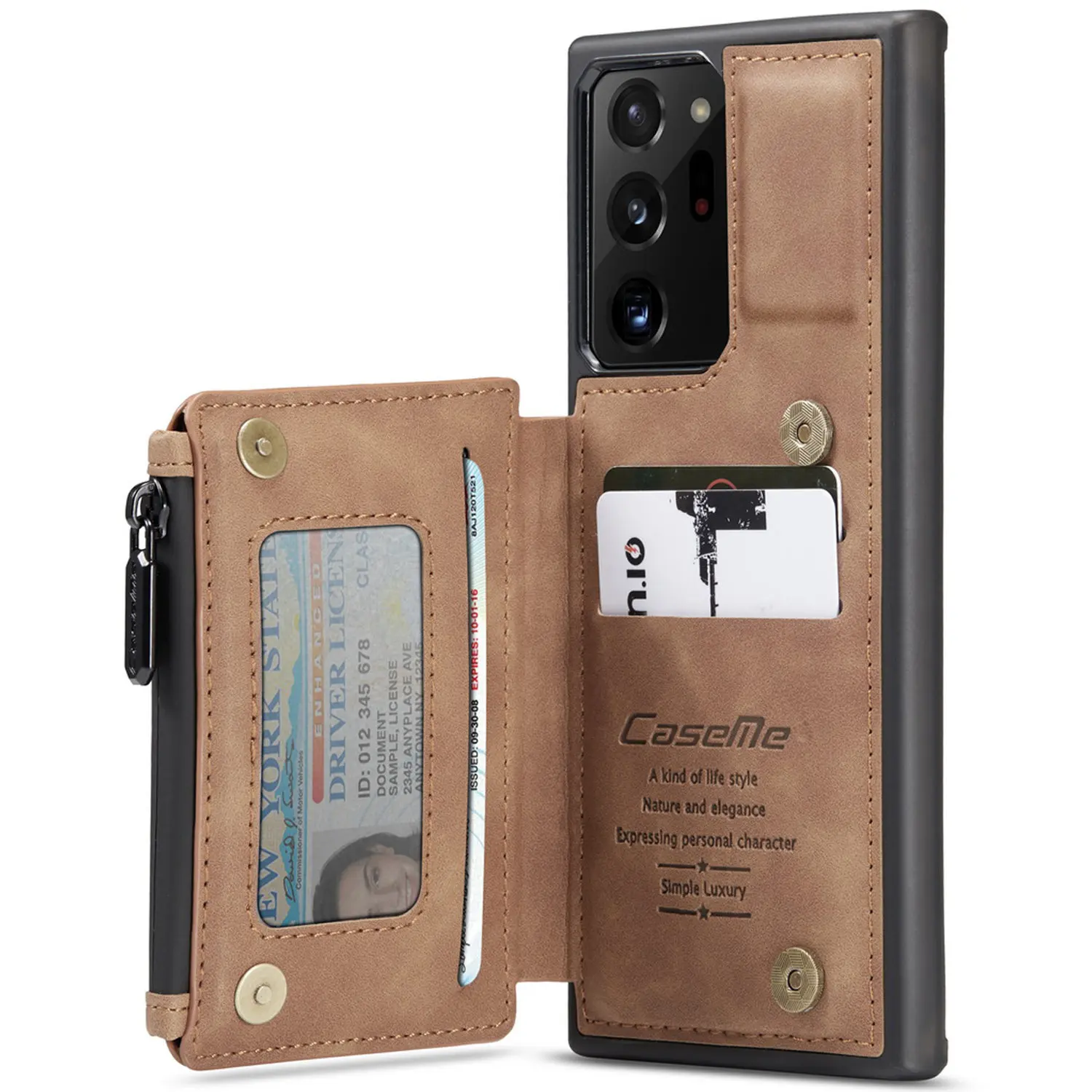 For Samsung Galaxy Note 20 Ultra S20 FE Leather Case,CaseMe Retro Back Case Card Slots Zipper Wallet Back Case Stand Back Cover
For Samsung Galaxy Note 20 Ultra S20 FE Leather Case,CaseMe Retro Back Case Card Slots Zipper Wallet Back Case Stand Back Cover