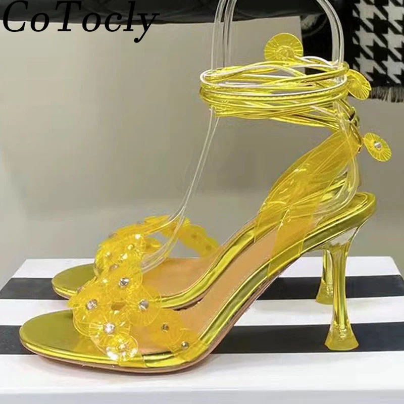 Summer Sandals Woman High Heels Flower Decorate Wedding Shoes Women Ankle Cross Tied Heeled Gladiator Sandals Women Sandalias
Summer Sandals Woman High Heels Flower Decorate Wedding Shoes Women Ankle Cross Tied Heeled Gladiator Sandals Women Sandalias