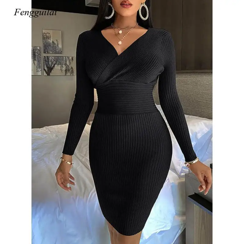 2022 Women's Winter Sexy Stretch Fit Hip Tight Dress Banquet Prom Fashion Elegant Pit Pattern Knit Dress
2022 Women's Winter Sexy Stretch Fit Hip Tight Dress Banquet Prom Fashion Elegant Pit Pattern Knit Dress