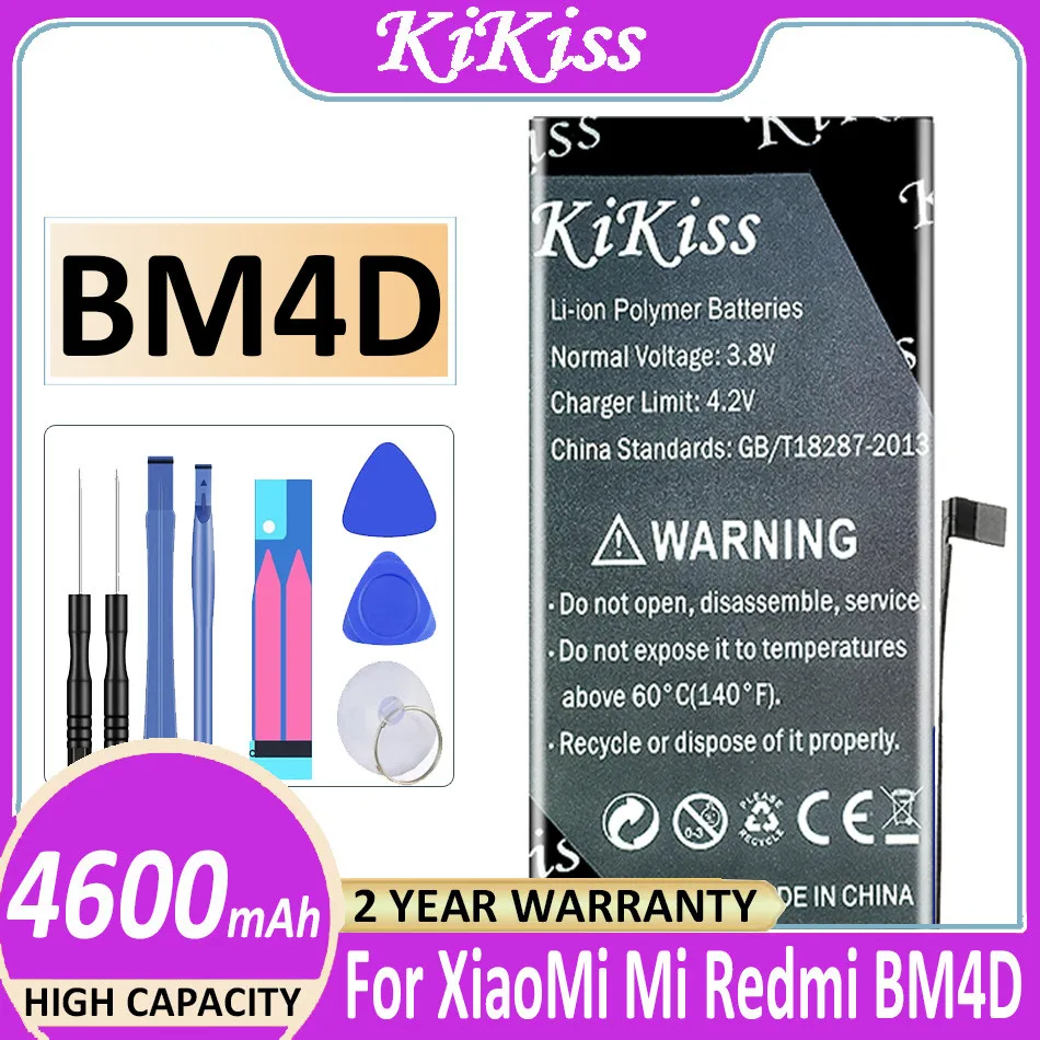 KiKiss BM4D 4600mAh Powerful Battery For XiaoMi Mi Redmi BM4D High Capacity Batterij Batteria
KiKiss BM4D 4600mAh Powerful Battery For XiaoMi Mi Redmi BM4D High Capacity Batterij Batteria