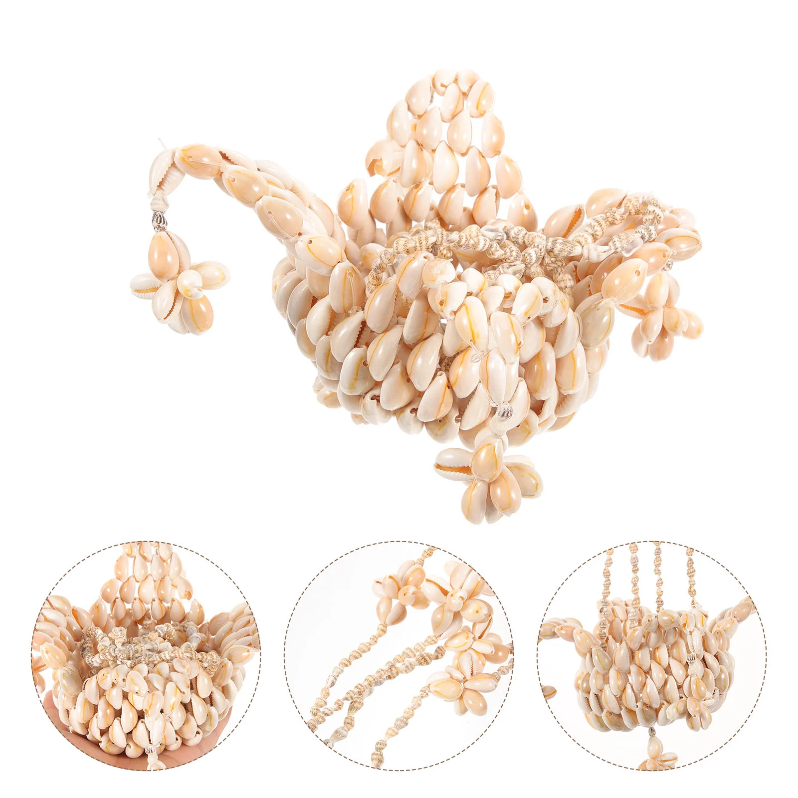 Seashell Craft Hanging Decor Wall Sea Themed Seashell Ornament Wall Hanging Seashell Basket Decor
Seashell Craft Hanging Decor Wall Sea Themed Seashell Ornament Wall Hanging Seashell Basket Decor