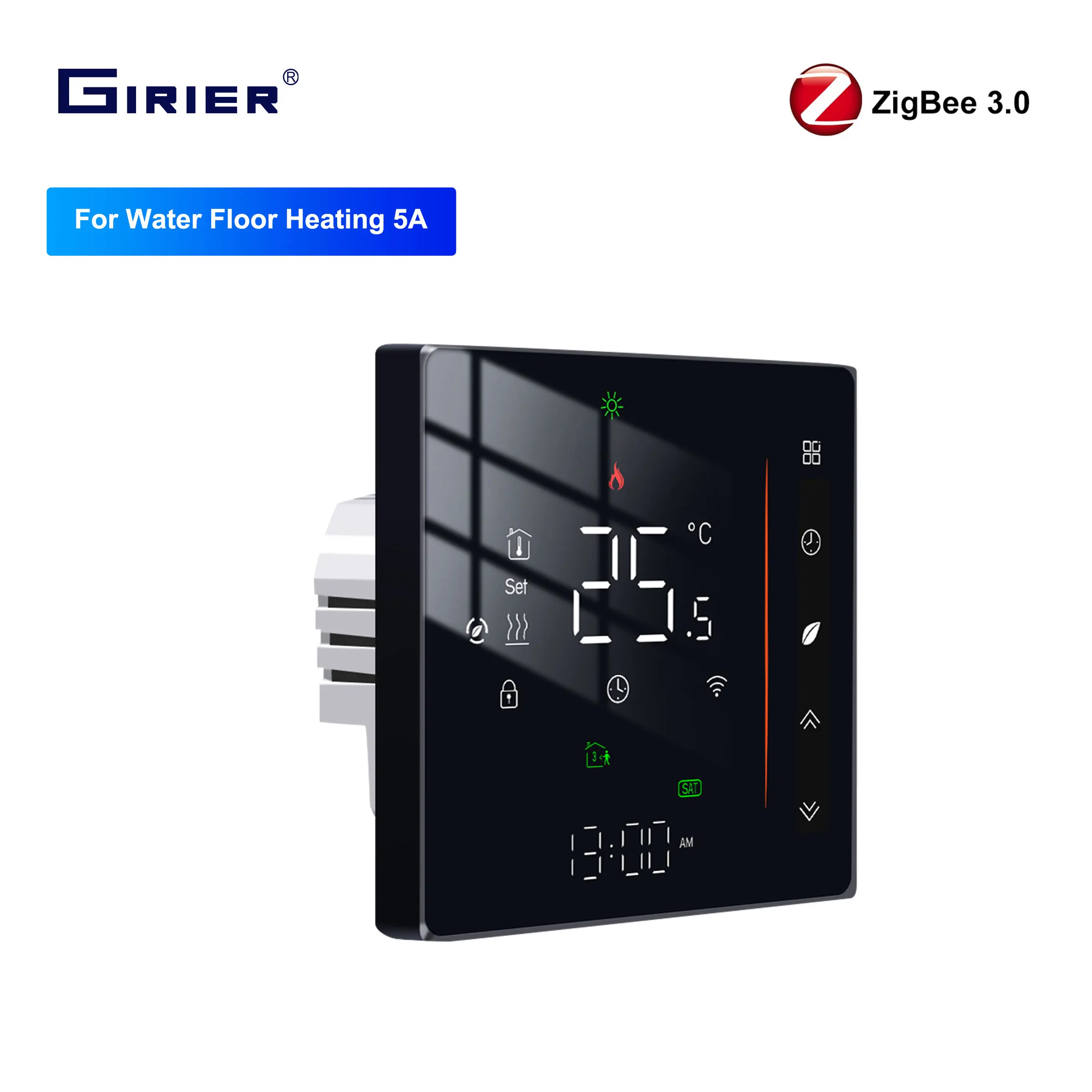 GIRIER Tuya ZigBee Умный термостат для котлов
GIRIER Tuya ZigBee Умный термостат для котлов