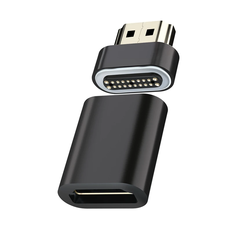 HDMI 2,1-совместимый Магнитный адаптер штекер-гнездо HDMI-совместимый кабель 8K конвертер для портативного монитора
HDMI 2,1-совместимый Магнитный адаптер штекер-гнездо HDMI-совместимый кабель 8K конвертер для портативного монитора