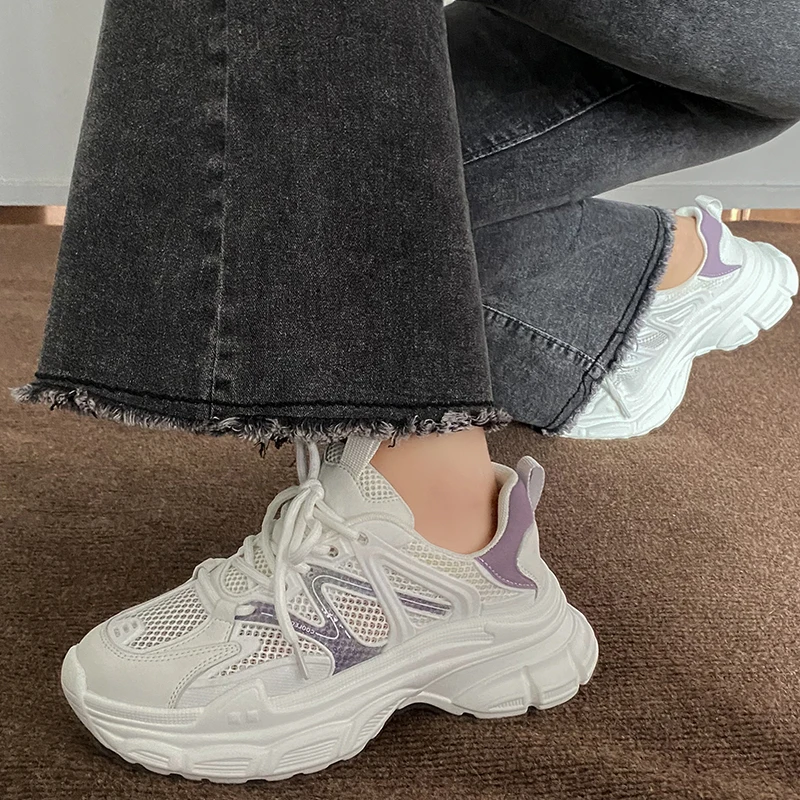 Female Shoes on Sale 2023 High Quality Grid Women's Vulcanize Shoes Outdoor Women Sneakers Lace Up Shoes Ladies Mesh Sneakers
Female Shoes on Sale 2023 High Quality Grid Women's Vulcanize Shoes Outdoor Women Sneakers Lace Up Shoes Ladies Mesh Sneakers