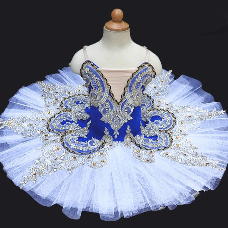 

Kids Colors Sequined Ballerina Ballet Tutu Dress Girls Swan Lake Pancake Dancing Dress Costumes Teenage Toddler Ballet Clothes