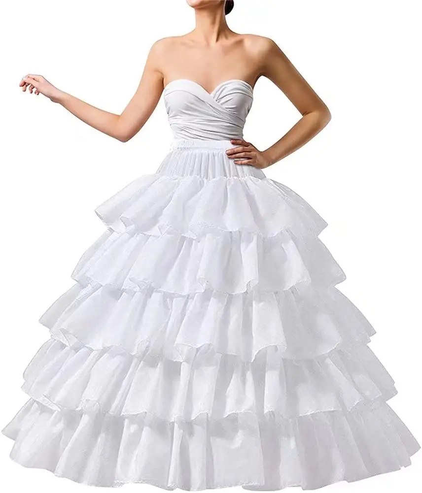 4 Hoops 5 Layers Ball Gown Petticoats Black Petticoat Crinoline Underskirt Big Ruffle Wedding Accessories Underskirts
4 Hoops 5 Layers Ball Gown Petticoats Black Petticoat Crinoline Underskirt Big Ruffle Wedding Accessories Underskirts