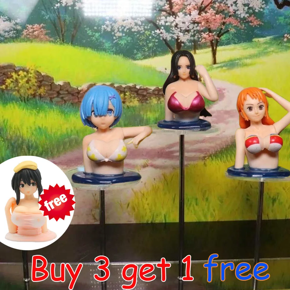 Buy 3 Get 1 free!!! Anime Cute Rem/Boa Hancock/Nami Anime Car Decoration Chest Shaking Action Figure Sexy Anime Girl
Buy 3 Get 1 free!!! Anime Cute Rem/Boa Hancock/Nami Anime Car Decoration Chest Shaking Action Figure Sexy Anime Girl