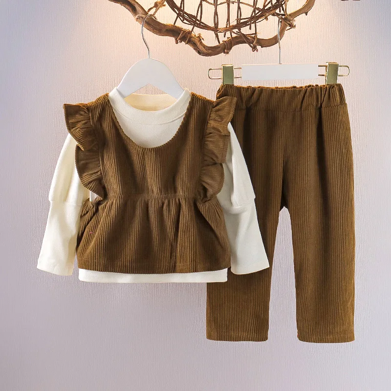 Girl Clothing Set Sweet Suit 2022 Autumn New Fragrance Net Red Set Girl's Three-piece Children's Clothing
Girl Clothing Set Sweet Suit 2022 Autumn New Fragrance Net Red Set Girl's Three-piece Children's Clothing