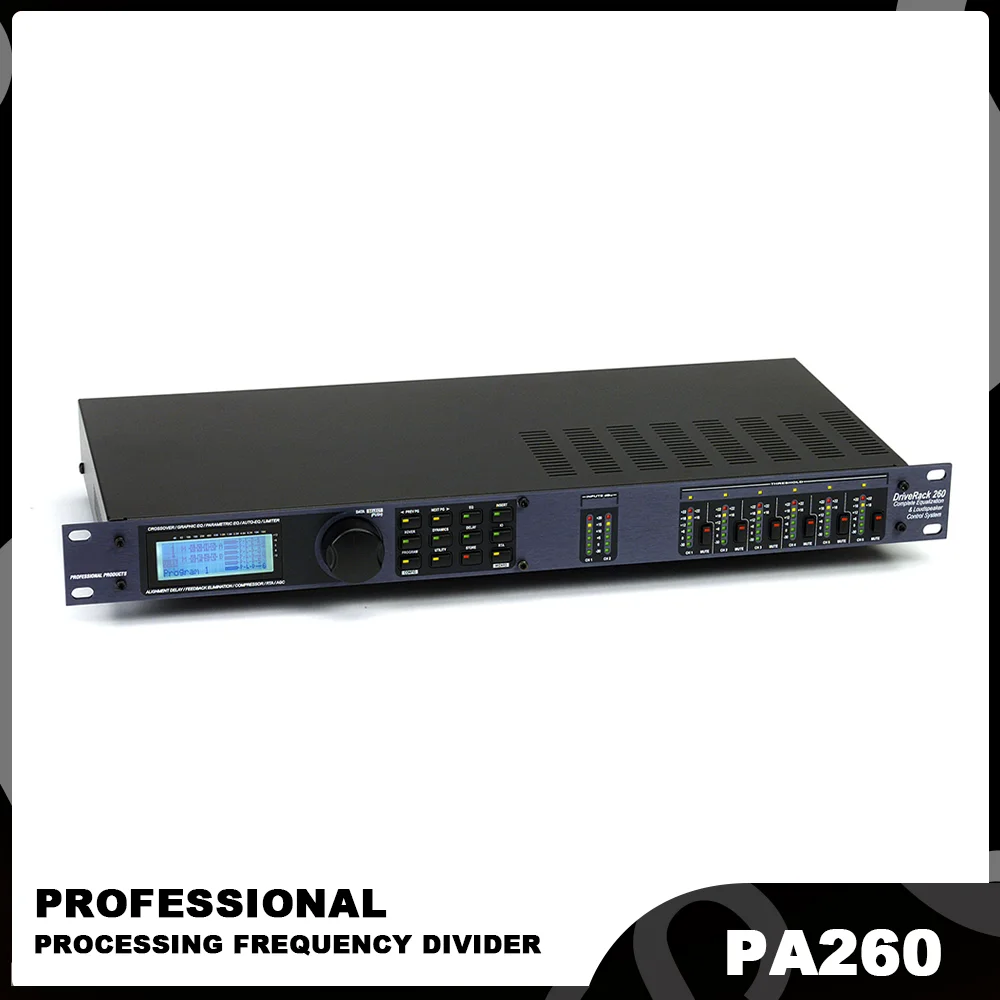 

Driverack 3 в 6-out digital DBX PA260 аудио процессор, система управления динамиками, профессиональный эффектор звуковой обработки сцены