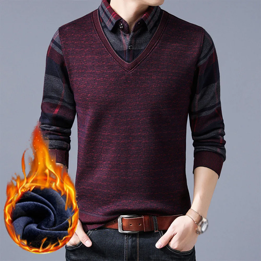Male Thermal Underwear Thickened Fleece Lapel Mens Plaid Pullover Regular Shirt Shirts Soft Warm Winter Autumn
Male Thermal Underwear Thickened Fleece Lapel Mens Plaid Pullover Regular Shirt Shirts Soft Warm Winter Autumn