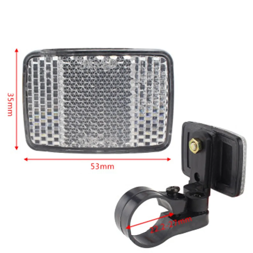 2Pack Front Rear Bike Bicycle Reflector Set Red & White Mounting Bracket Easy To Fit Bicycle Cycling Accessories Bicicleta
2Pack Front Rear Bike Bicycle Reflector Set Red & White Mounting Bracket Easy To Fit Bicycle Cycling Accessories Bicicleta