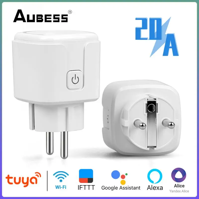 20A Smart Plug EU Tuya WiFi Wireless Remote Timing Socket Power Monitor 4400W Voice Control Via Yandex Alice Alexa Google Home
20A Smart Plug EU Tuya WiFi Wireless Remote Timing Socket Power Monitor 4400W Voice Control Via Yandex Alice Alexa Google Home